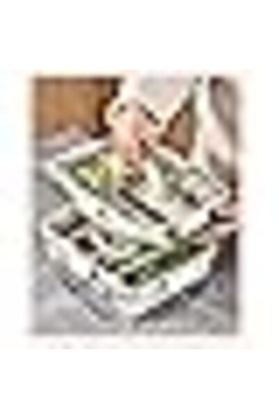 The Bros Divided Serving Try Lid & Hndle Portble Snck Box Comprtments Sncks Fruits & Cndy