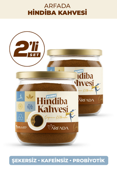 ARFADA Form Hindiba Kahvesi – 2 Aylık - Kolajen Destekli - Şekersiz - Katkısı...