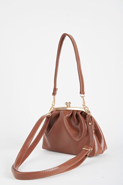 Vivaq Γυναικεία τσάντα ώμου και χειρός Taba Papatya μεσαίου μεγέθους με διπλό λουράκι και επένδυση