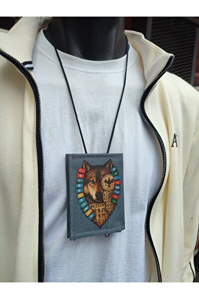 JANJAN Asker Wallet, Sports Wallet, Neck-Hanging Wallet, Fabric Wallet, Snap-Fastened Wallet, Snap-Fastened Wallet