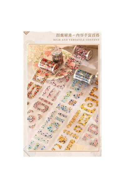 İthal G12-2m bandă PET cu croială flori - Număr: 5