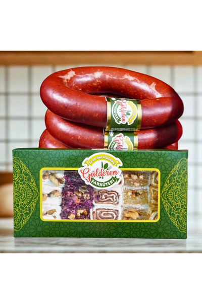 Gülderen Şarküteri Afyon Sucuğu 3 Kg (Lokum Hediyeli)