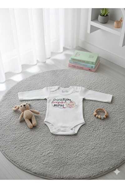Selvira Babytoo Long Sleeve 100% Cotton Baby Bodysuit – Printed and Patterned...
