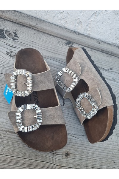 Huzurlu Adımlar Mantar Taban High Quality Unisex Slippers