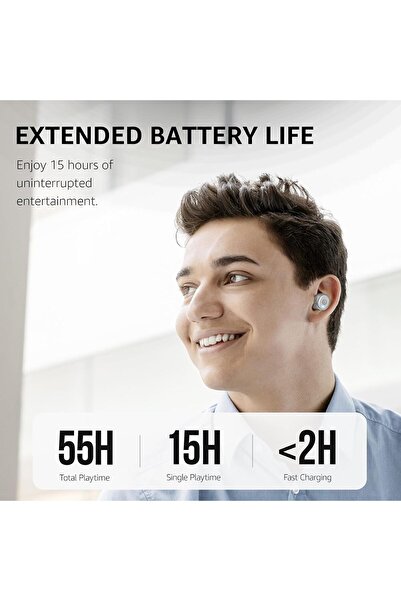 TOZO T10 Wireless Earbuds Bluetooth 5.0 Wireless Charging Case IPX8 Waterproof Stereo Headphones in