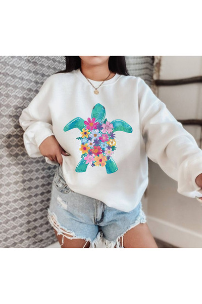 Tubinyoo سويت شيرت مطبوع عليه زهور كاريتا