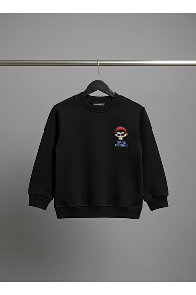 batu tekstil Cool Boy Character Oversize Sweatshirt