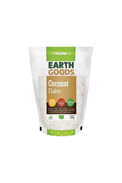 Earth Goods Organic رقائق جوز الهند العضوية 150 جرام × 6