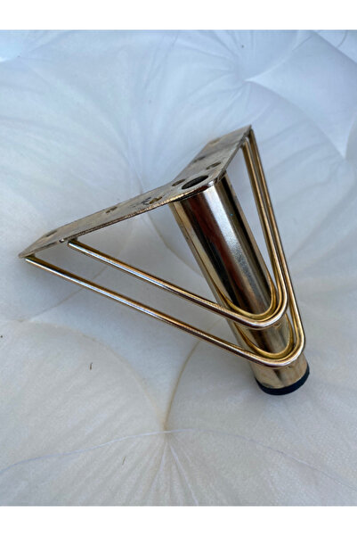 ADG METAL Wanessa Gold 10 cm Metal Mobilya Ayak, Koltuk, Kanepe, Berjer, Dola...