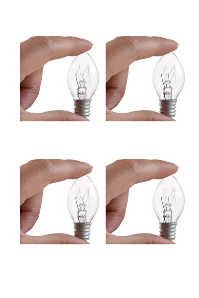 CANKIR Tuz Lambası Ampulü 4 adet E14 Duy Gece Lambası Ampulü