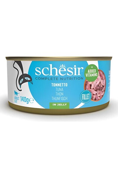 Schesir Tam ve Dengeli Ton Balıklı Jöle İçinde Kedi Konservesi 140g Skt: 01/2028