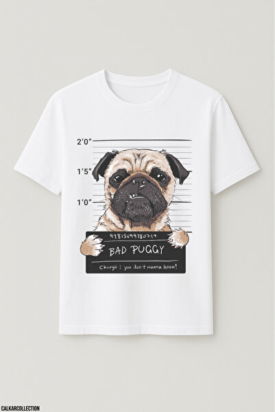 CALKARCOLLECTION Unisex Oversize Bad Puggy T-Shirt