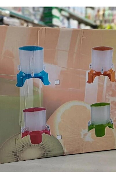 BPA FREE Triple Rotating Juice Dispenser with Multicolor Base Triple Juice Jug for Ramadan 3 Jugs