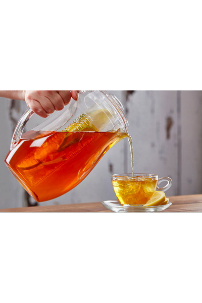 BPA FREE Hot Selling Fruit Infusion Flavor Acrylic Shatterproof Pitcher Iced Juice Tea Beverage Water Lemonad