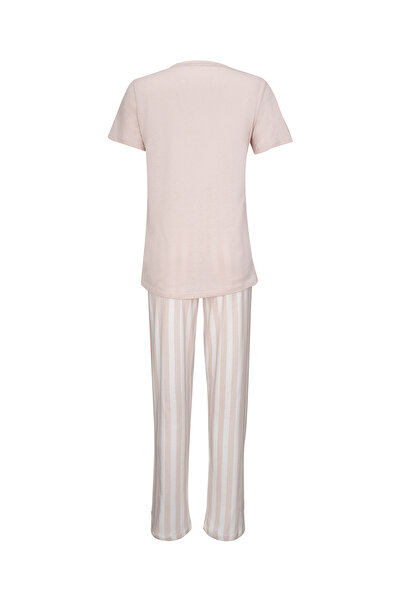 GOLDENBAY Pyjama Blossom Schlafanzug Schlafmode Bequem