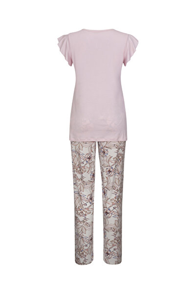 GOLDENBAY Pyjama Rose Schlafanzug Schlafmode Bequem