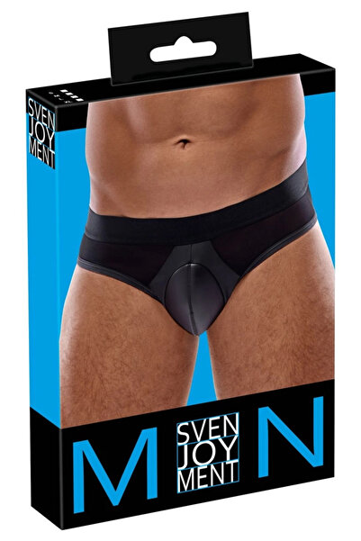 Other Svenjoyment - Sexy Men's Matte Briefs with Mesh Inserts Black XL