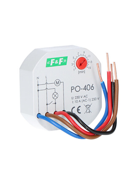 Other Releu de timp PO406 cu oprire întârziată, montare în cutie încastrată