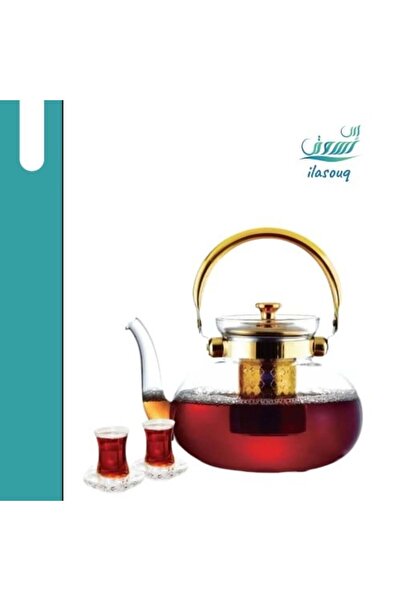 DLC 1.4 Liter Glass Teapot with Purification Filter