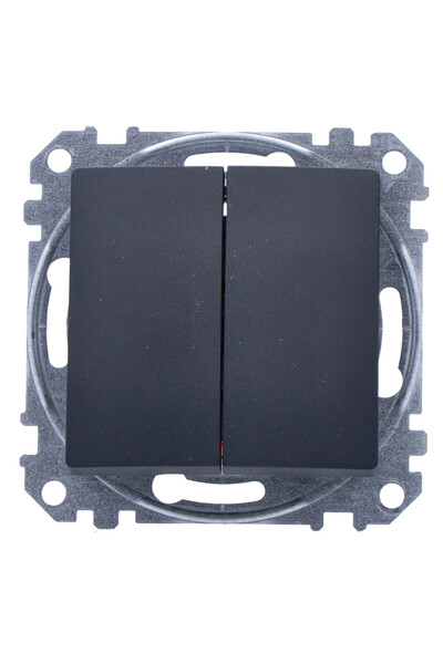 Other Sedna Design Elements double button black anthracite