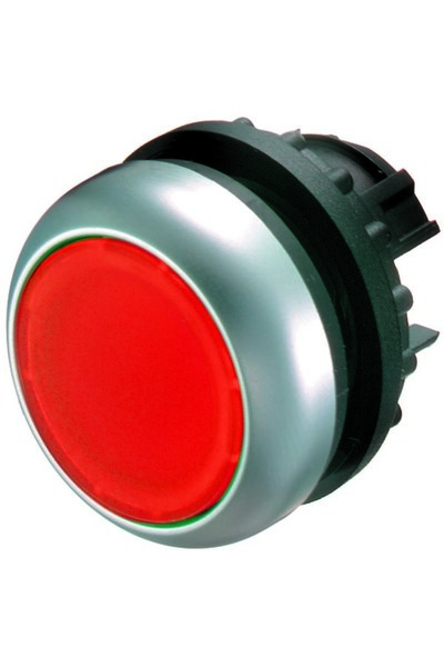 Other Buton M22DLR, iluminat, plat, roșu, cu revenire prin arc