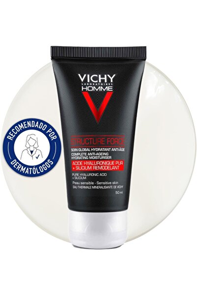 Vichy HOMME structure force soin global hydratant anti- ge 50 ml