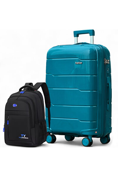 ZAAPPY Unbreakable PP 24 Inch[20-25kg] Luggage with Stylish Backpack Combo