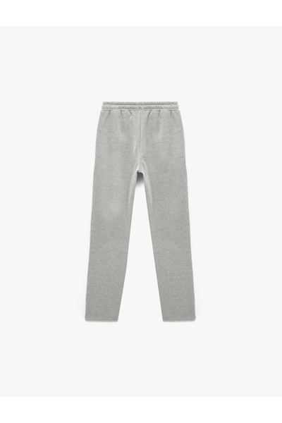 Koton Basic Sweatpants with Pockets and Lace-Up Waist
