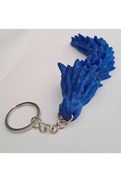 CosmosCraft Dragon-Shaped, Movable Keychain. Plastic 11 cm
