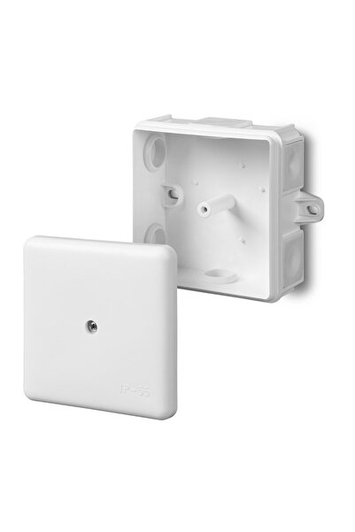 Other Cutie de montare aparentă cu 6 prize IP55 Albă 86x86x39