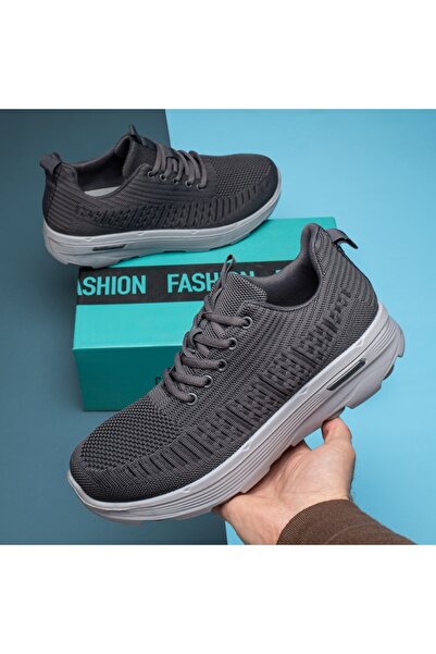 Modlet.ro Men's grey lace-up sports shoes MOD13189