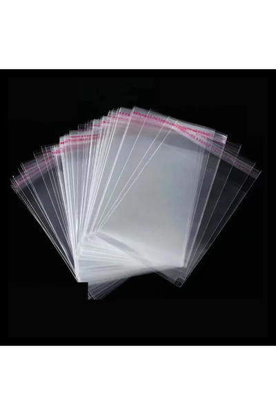 Anadolu Ambalaj Market Yapışkan Bantlı Poşet 6x12 cm 1000 Adet Bijuteri, Akse...
