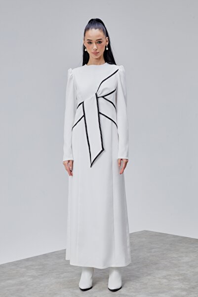 Tangül&Ali'S Moda Evi Biye Detaylı Maxi Elbise