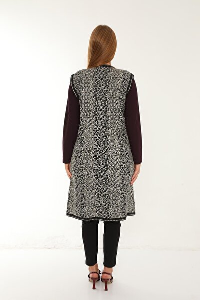 Lanze Thin Knitwear Long Vest 1513