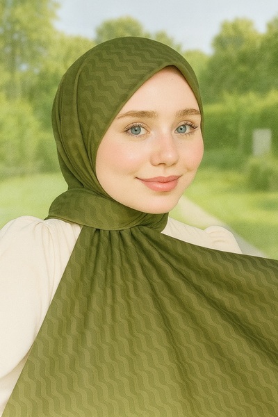 VIEN POLO Şal din bumbac model Waterway – Confort în patru anotimpuri