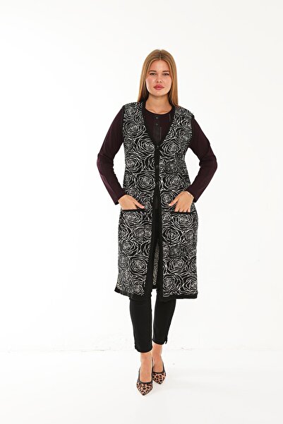 Lanze Full Knitwear Long Vest 1547