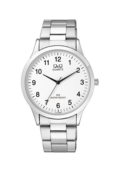 Q&Q , Round watch with three hands, Silver