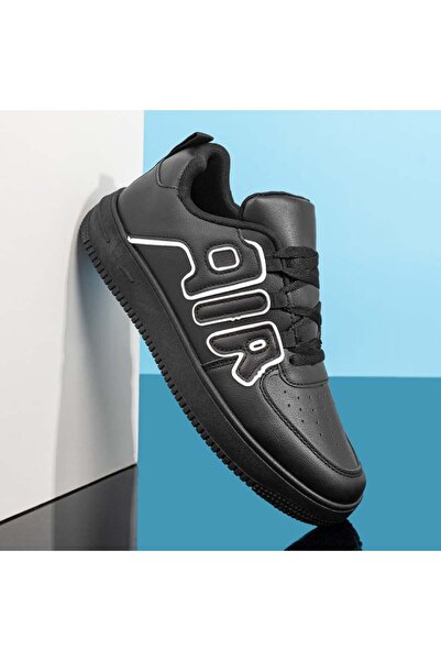 Modlet.ro Sneakerși negri low-top pentru bărbați MOD11846