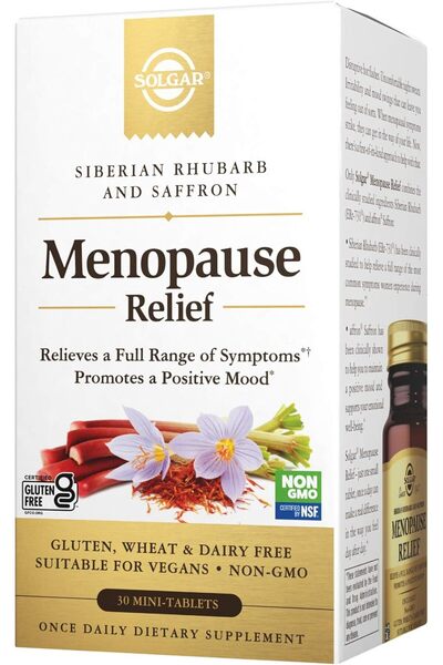Solgar Menopause Relief - 30 Tablets - Helps Relieve Hot Flashes, Exhaustion, Irritability, Sleep Di
