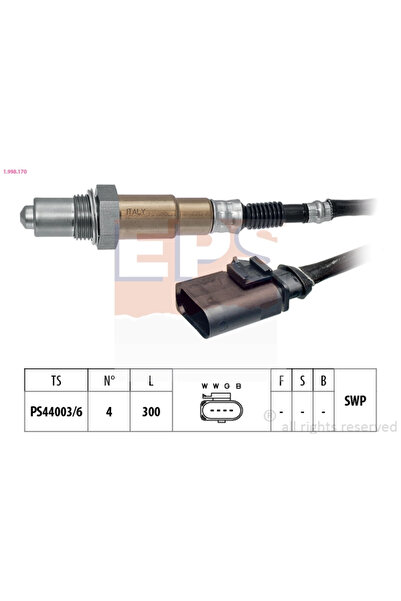 Eps Sonda Lambda Skoda Rapid (nh3, Nk3, Nk6) 2012-2015 Benzina