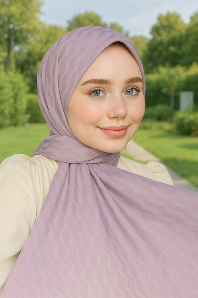 VIEN POLO Şal din bumbac model Waterway – Confort în patru anotimpuri