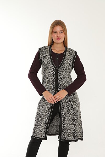 Lanze Thin Knitwear Long Vest 1513