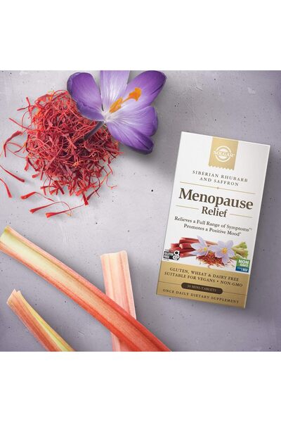 Solgar Menopause Relief - 30 Tablets - Helps Relieve Hot Flashes, Exhaustion, Irritability, Sleep Di