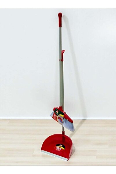 Generic Indoor Floor Cleaning Broom, with Garbage Container and Long Broom Stick for Easy Use
