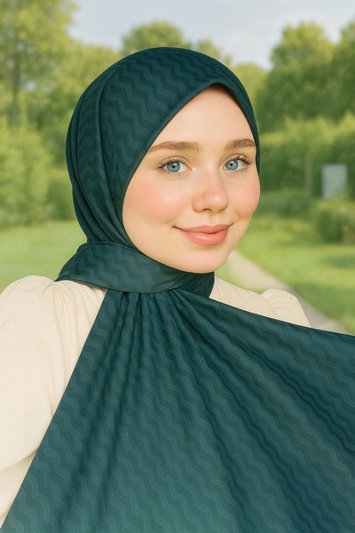 VIEN POLO Şal din bumbac model Waterway – Confort în patru anotimpuri