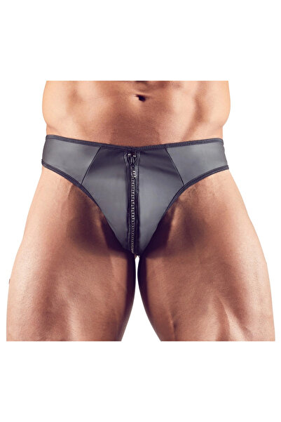 Other Svenjoyment - Tanga sexy pentru bărbați cu fermoar strălucitor, mărimea M