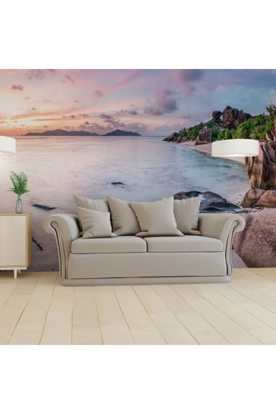 Iconic Walls Fototapet Purple Sunset, 312 x 270 cm