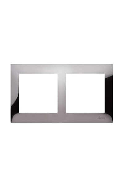 Other Cadru din oțel închis lucios cu 2 canale Simon54 IP20/IP44