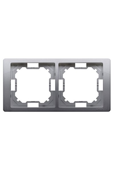 Other Cadru dublu din oțel inoxidabil, universal, gri