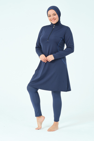 TESMAY Fully Closed Battal Tesettür Swimsuit